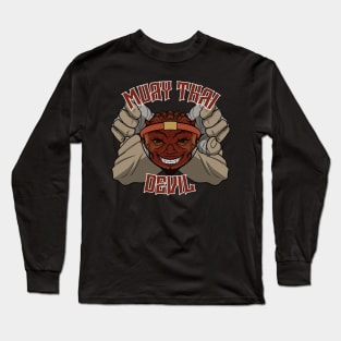 Muay Thai Devil Long Sleeve T-Shirt